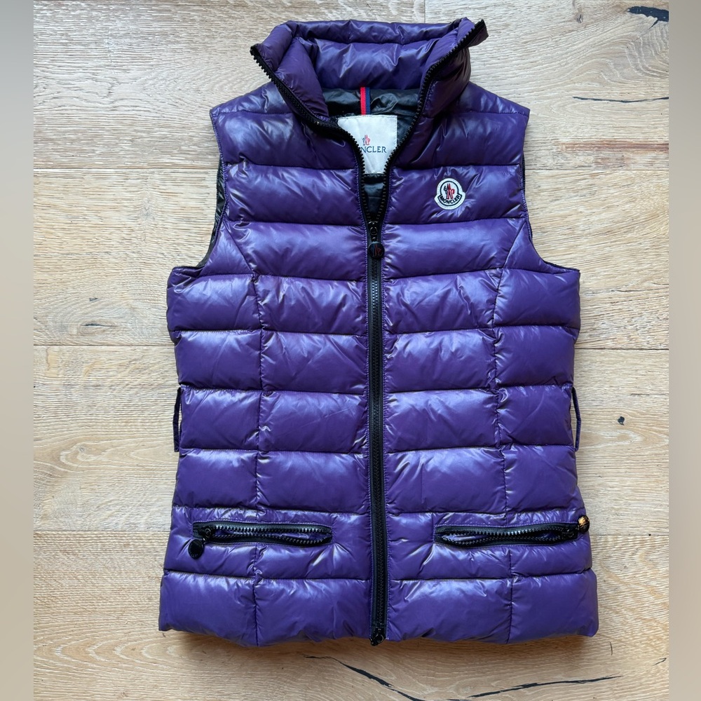 Moncler Ghany STUNNING puffer down vest size S NWOT price firm !!!
